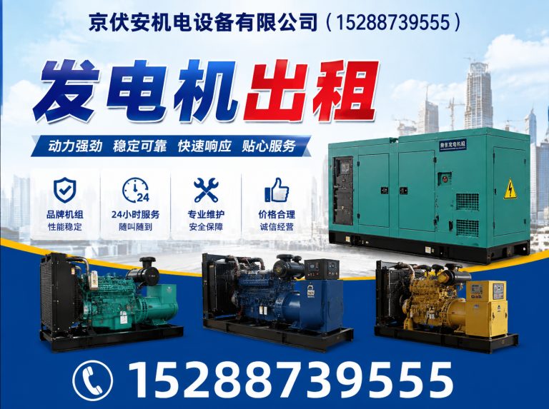攀枝花发电机租赁展示图