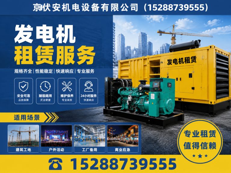 攀枝花柴油发电机组出租展示图